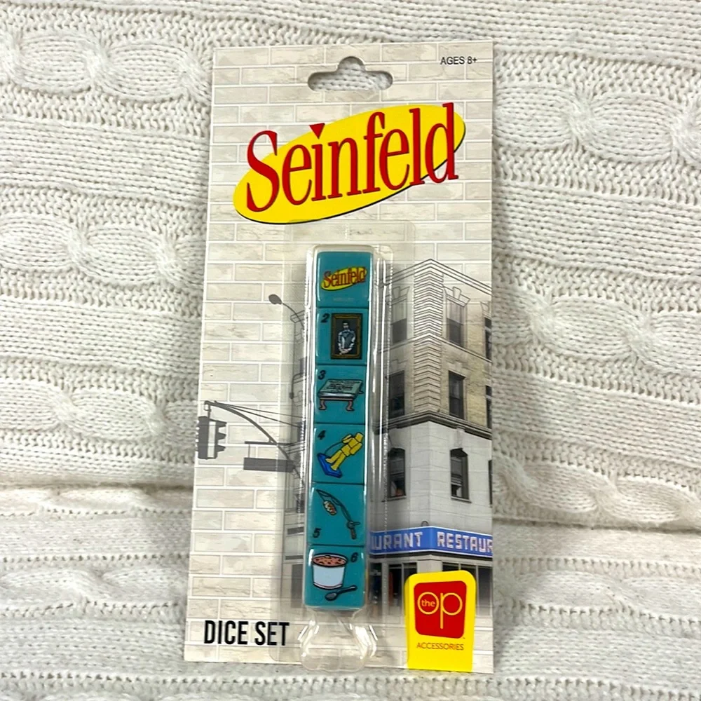 BNIB COLLECTIBLE SEINFELD 6PC DICE SET BY USOPOLY GREAT FOR GAME NIGHT - Picture 4 of 7